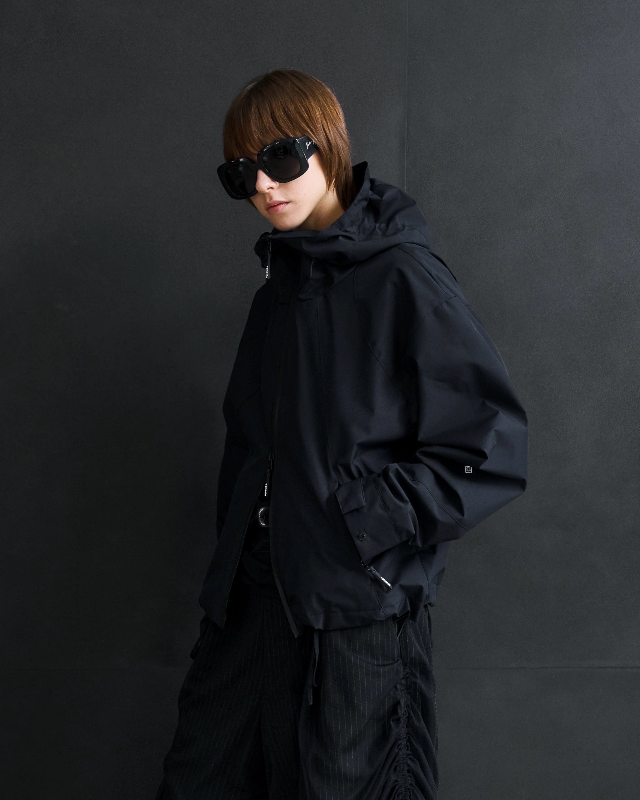 URBAN SHELL JACKET _ +phenix GORE-TEX WINDSTOPPER / BLACK – ILEAN