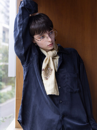 Refined Minimal Cupro Shirt