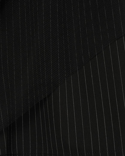 TULLE LAYERED MODULAR STRIPE SLACKS