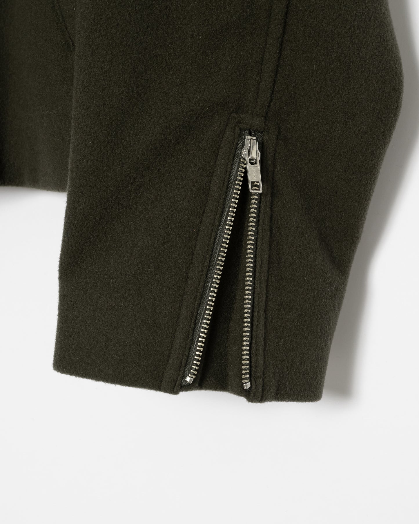 REFINED WOOL SHORT BLOUSON / BLACK