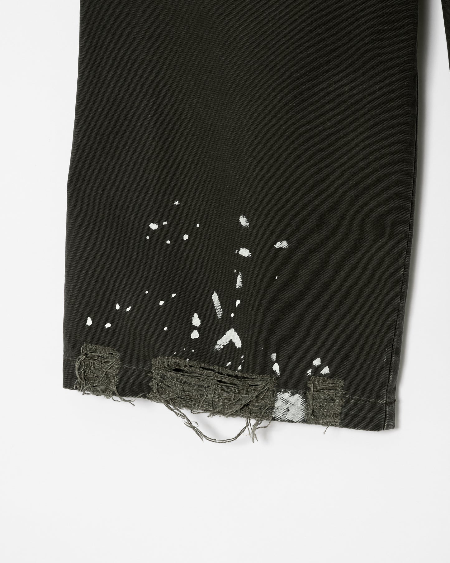 DICKIES EXCLUSIVE FOR ILÉAN VINTAGE PAINT BAGGY PANTS / BLACK