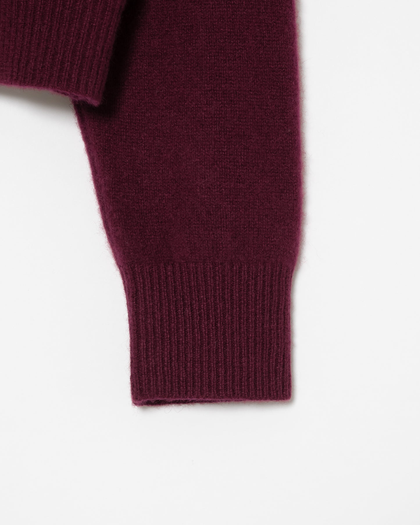 AUTHENTIC CASHMERE CARDIGAN / WINE
