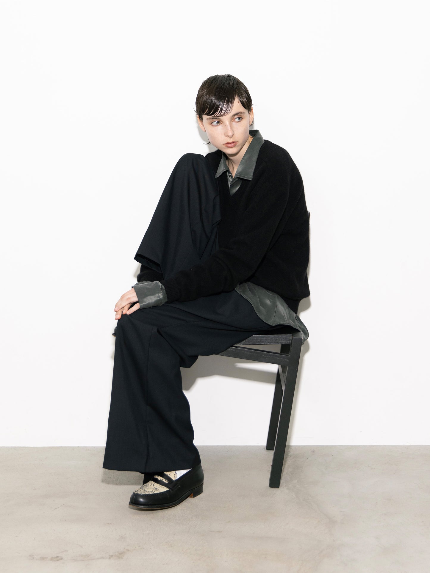 Refined Minimal Cupro Shirt