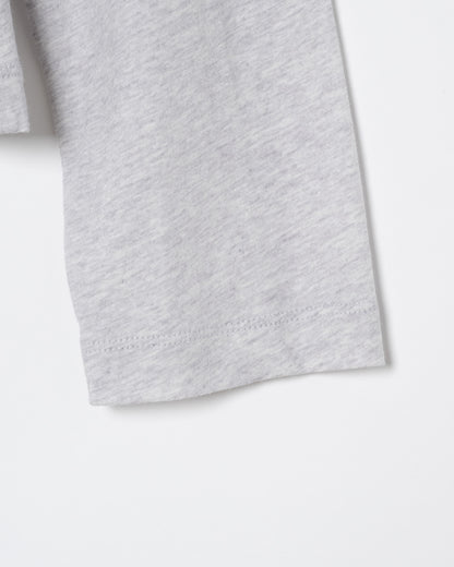 TULLE MODULAR LAYERED LONG SLEEVE T-SHIRT ⁡/ GRAY