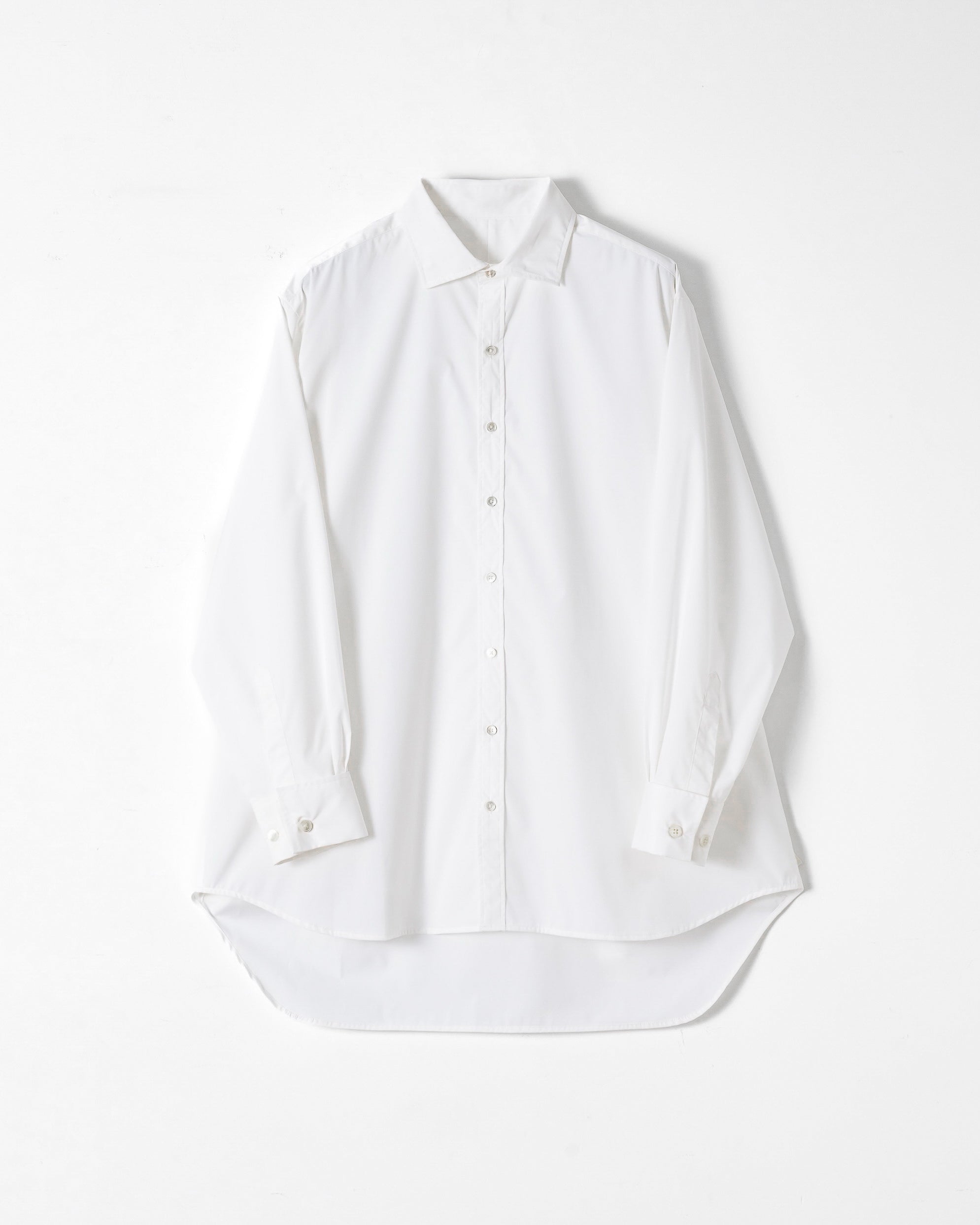 OVERSIZE HIGH FUNCTIONALITY LONG SHIRT / WHITE – ILEAN