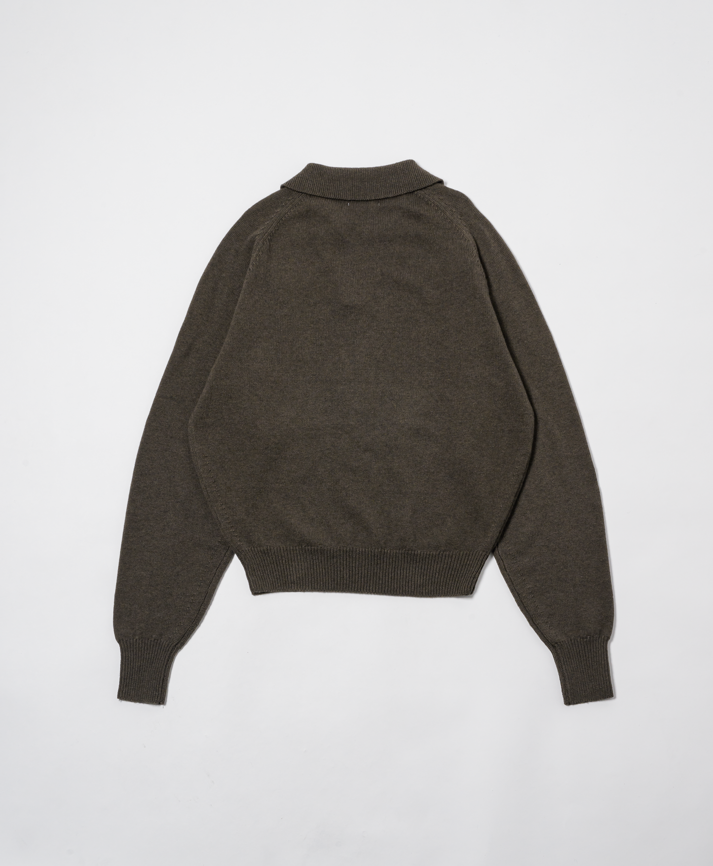 COTTON WOOL SKIPPER KNIT POLO
