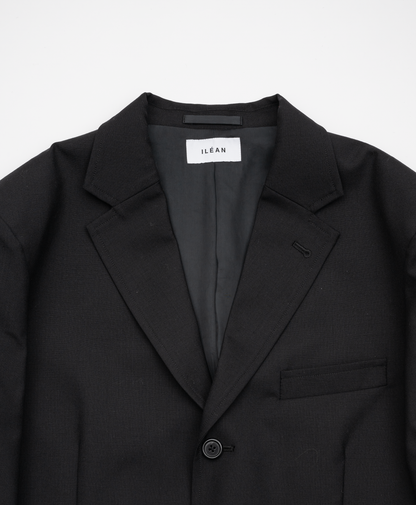 3B SINGLE-BREASTED WOOL JACKET