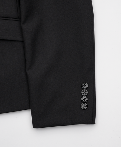 3B SINGLE-BREASTED WOOL JACKET
