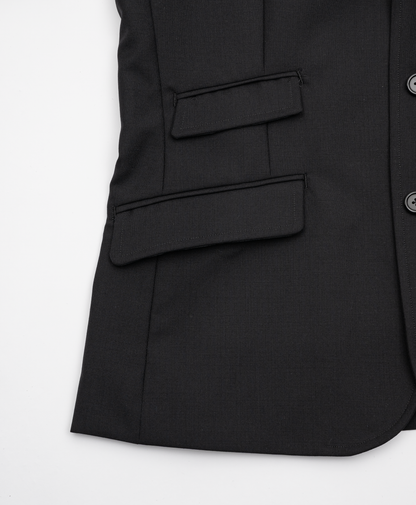 3B SINGLE-BREASTED WOOL JACKET