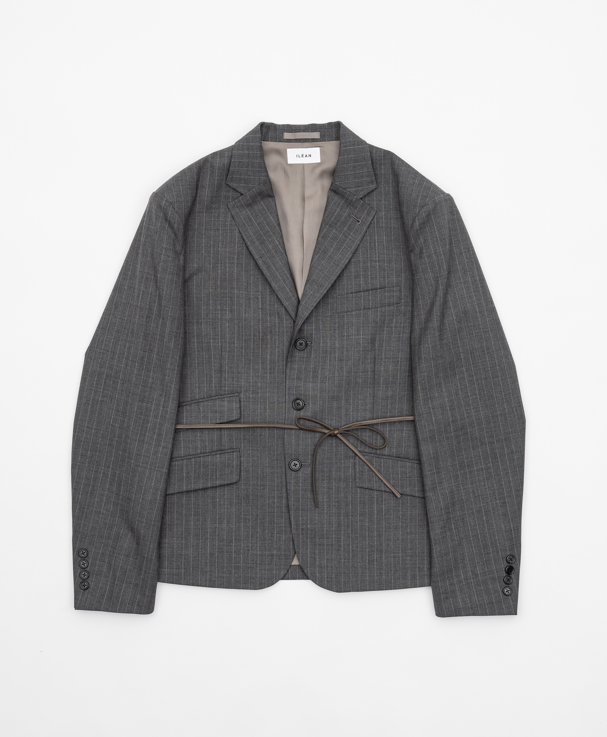 3B SINGLE-BREASTED WOOL JACKET – ILEAN